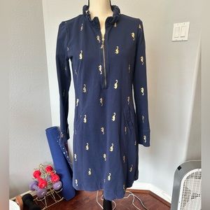 Lilly Pulitzer Seahorse Sweatshirt Dress